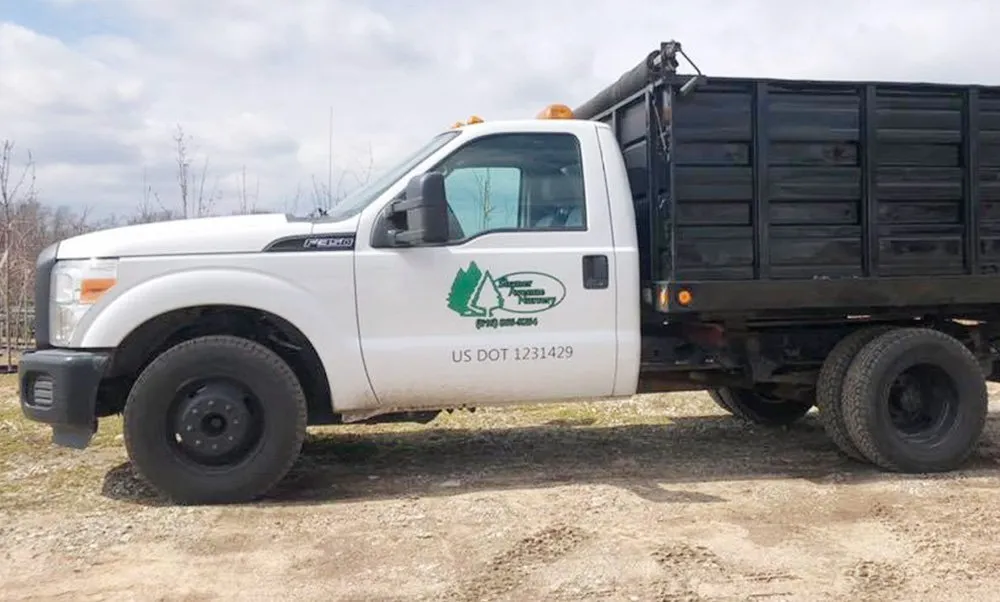 Side Photo of Shaner Avenue Nursery Delivery Truck